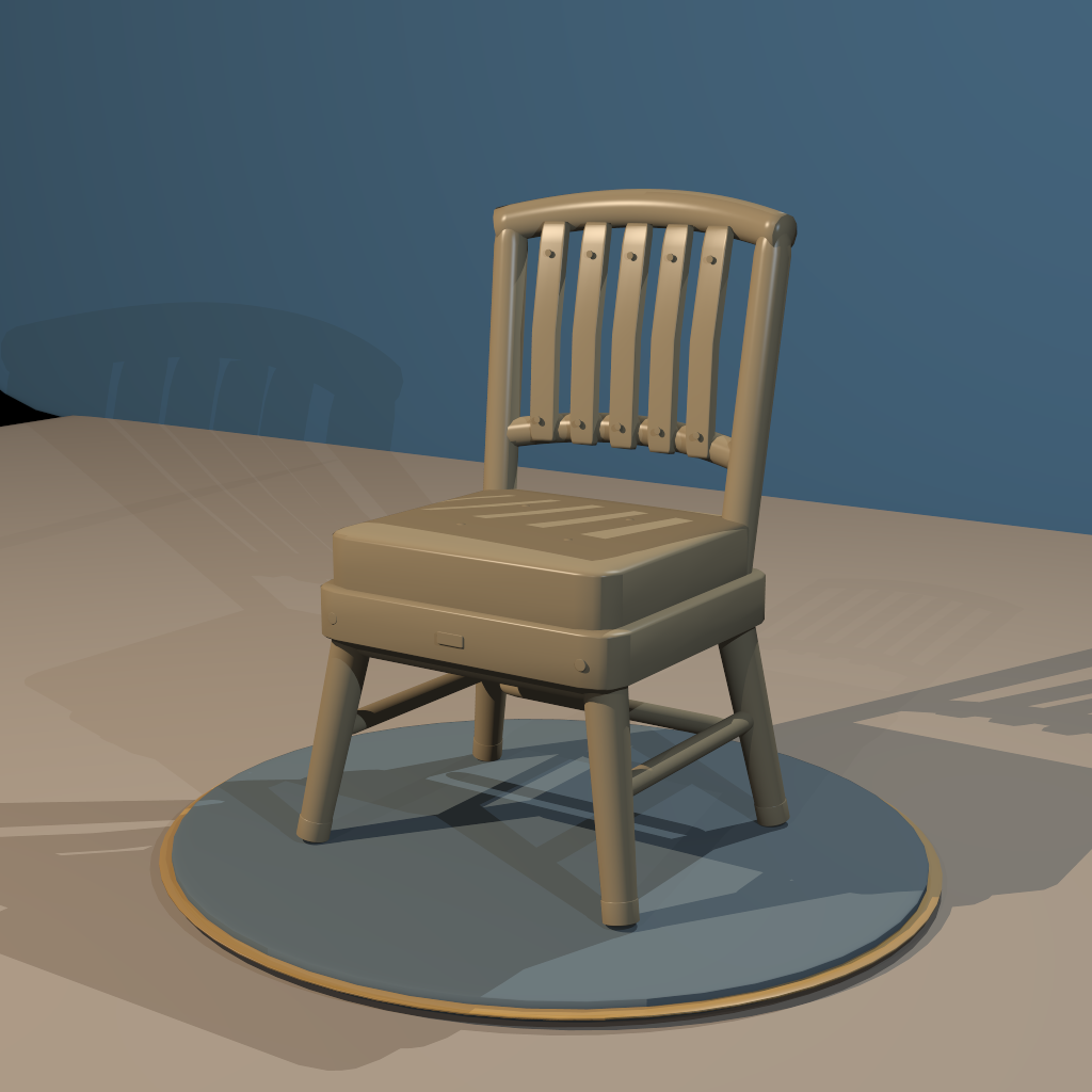 high/chair/phong / CUDA GPU