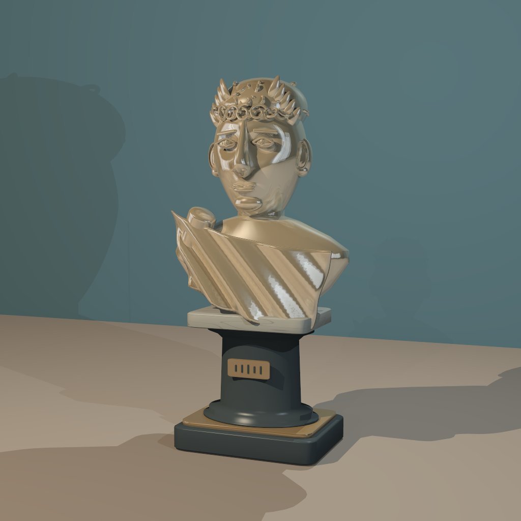 high/roman-bust/glossy / CUDA GPU