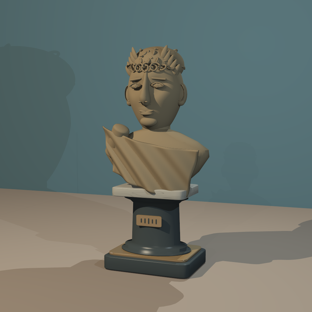 high/roman-bust/matte / CUDA GPU